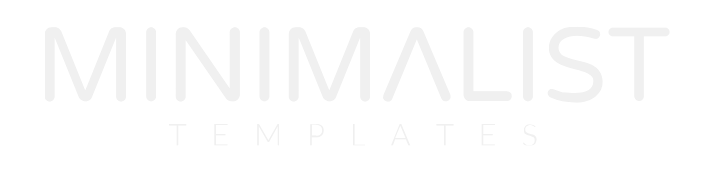 Minimalist Templates